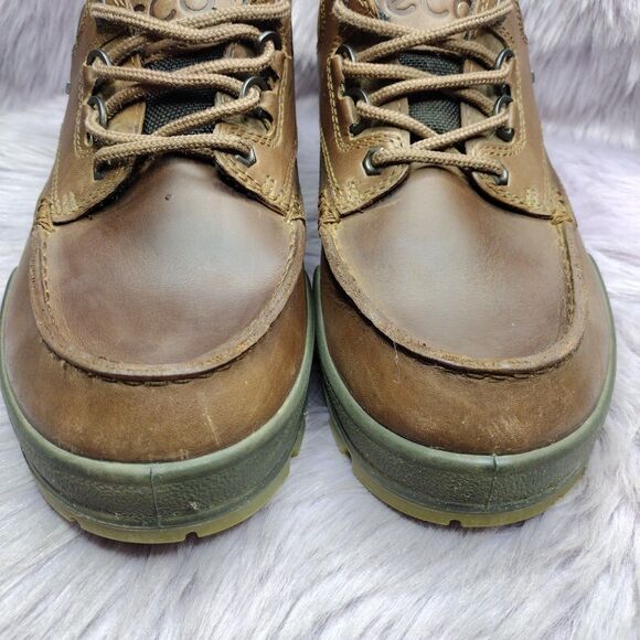 Ecco Track II Low Brown Leather Boots Mens Size US 9-9.5 EUR 43 Gore-Tex main image 5